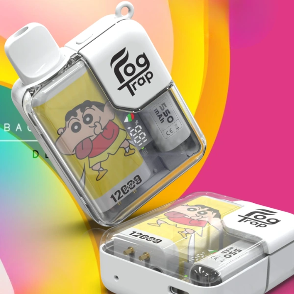 Fog-Trap-蠟筆小新系列-12000口拋棄式電子菸-1 Fogtrap拉布布|蠟筆小新聯名款12000口抛棄式電子煙